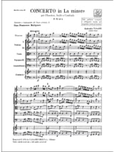 Concerto en la min. - F. 6 n° 9 - Partitur - VIVALDI - Partition